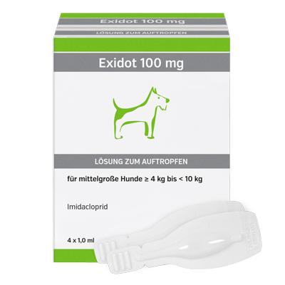 alfavet Produkte Exidot 100mg für mittelgroße Hunde