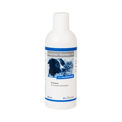 alfavet Produkte HexoCare Shampoo 1% für Hunde und Katzen