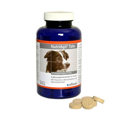 alfavet Produkte NutriAgil Tabs 210g für Hunde