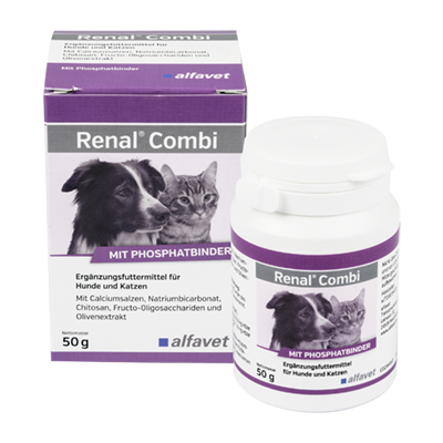 alfavet Produkte RenalCombi 50g für Hunde und Katzen