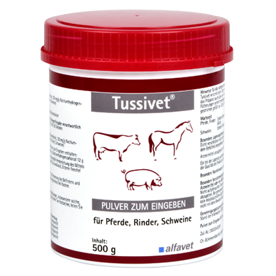 alfavet Produkte Tussivet 500g für Pferde Rinder Schweine