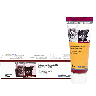 alfavet Produkte ReConvales Päppelpaste für Katzen und Hunde